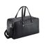 Quadra Tailored Luxe Leather-Look PU Weekend Bag (Black) (One Size) - UTPC6971