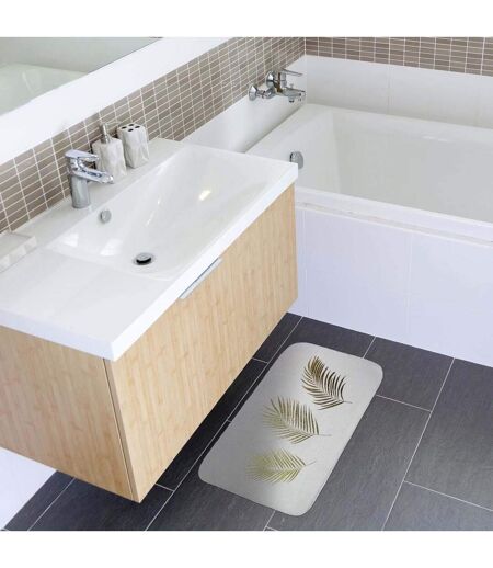 Tapis de Bain Imprimé Orbella 45x75cm Blanc