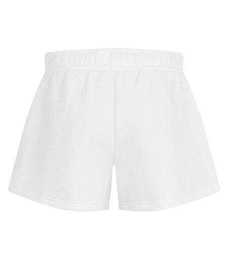 Womens/ladies Polycotton Plain Shorts White Lacoste
