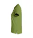 Womens/ladies Plain Polo Shirt Army Green Clique-3