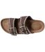 Isotoner Sandales femme à doubles bride, semelle intérieur patch talon ultra confortables-3
