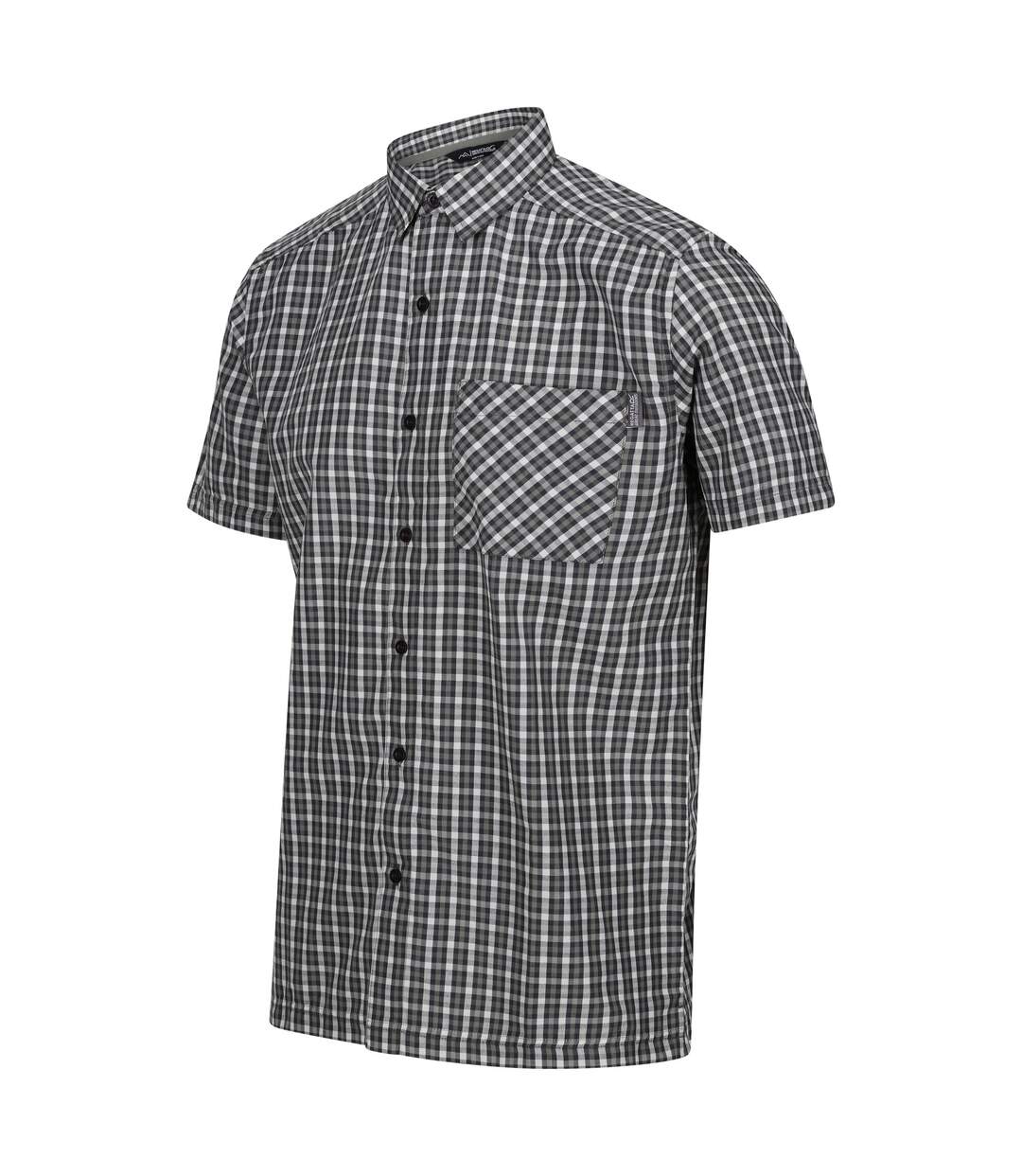Mens Kalambo Viii Checked Shirt Agave Green Ash Regatta-4