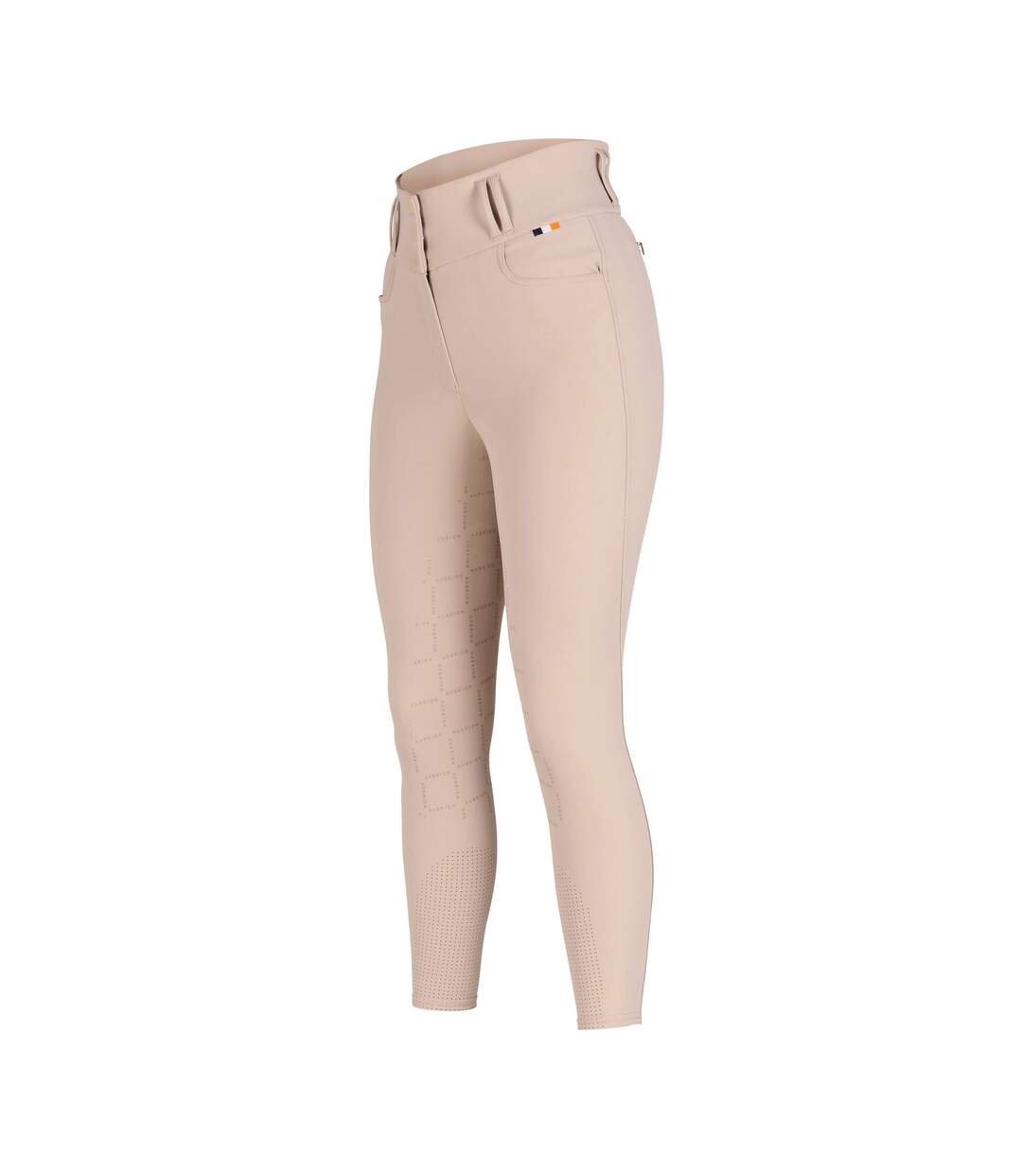 Womens/ladies Optima Pro Breeches Beige Aubrion-3