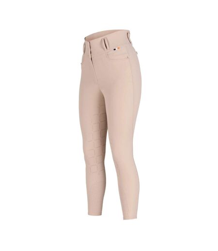Womens/ladies Optima Pro Breeches Beige Aubrion