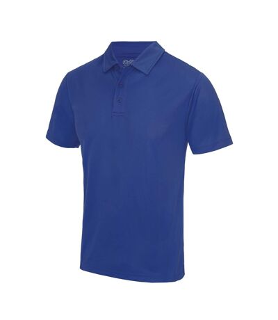 Just Cool Mens Plain Sports Polo Shirt (Royal Blue)