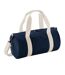 Petit Sac Polochon Taille Unique Bleu Marine Blanc Cassé Bagbase-1