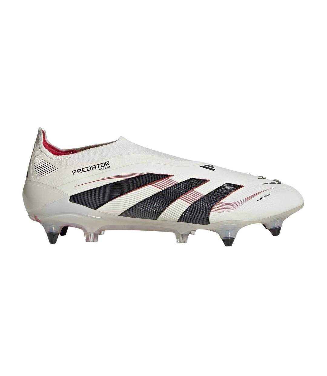 Mens Predator Elite 3 Stripes Soft Ground Football Boots Off White Black Adidas-1