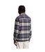 Mens checked flannel overshirt dark navy/chalk Lyle & Scott