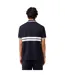 Mens Striped Premium Cotton Polo Shirt Black Lacoste-3