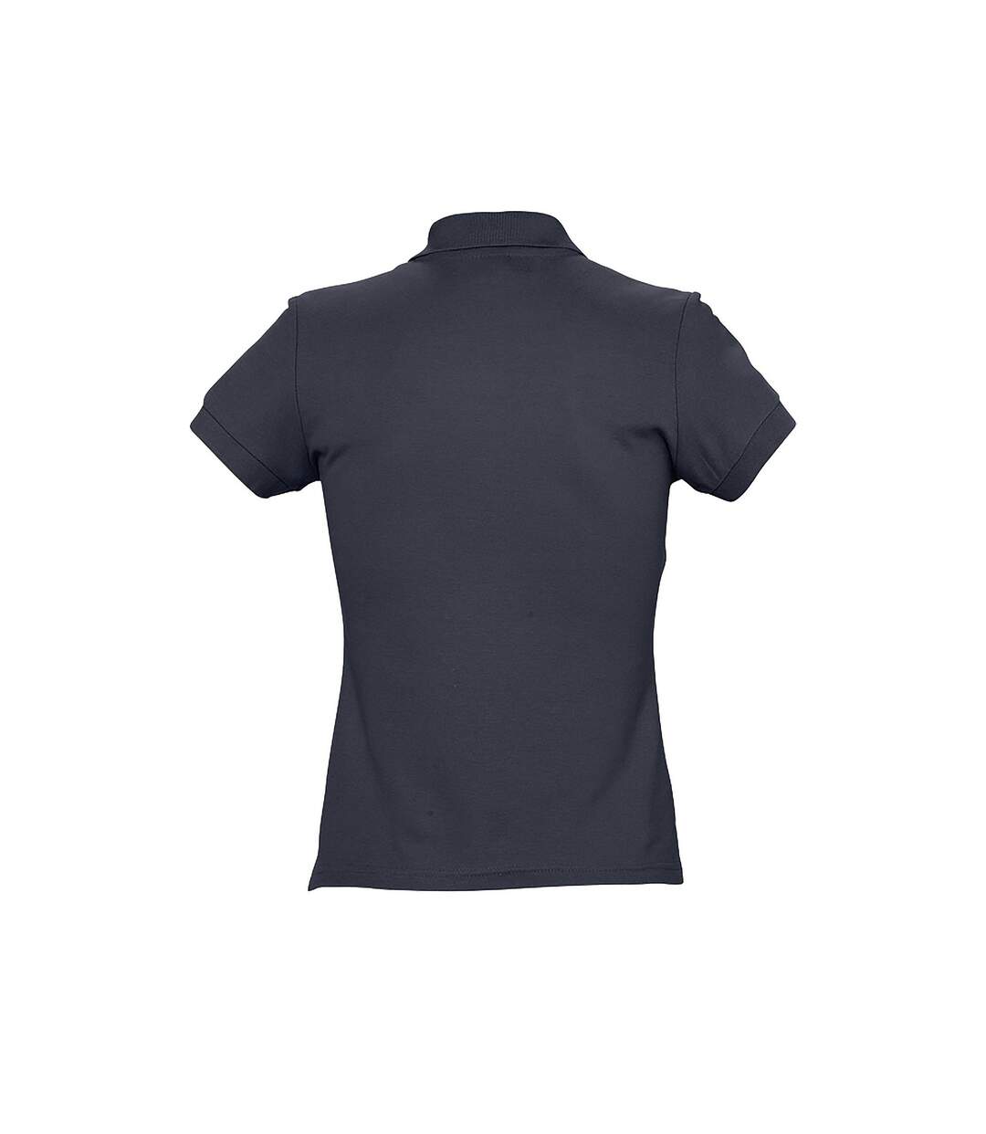 Passion polo 100% coton à manches courtes femme bleu marine SOLS