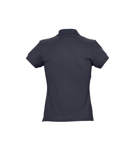 SOLS Passion - Polo 100% coton à manches courtes - Femme (Bleu marine) - UTPC317