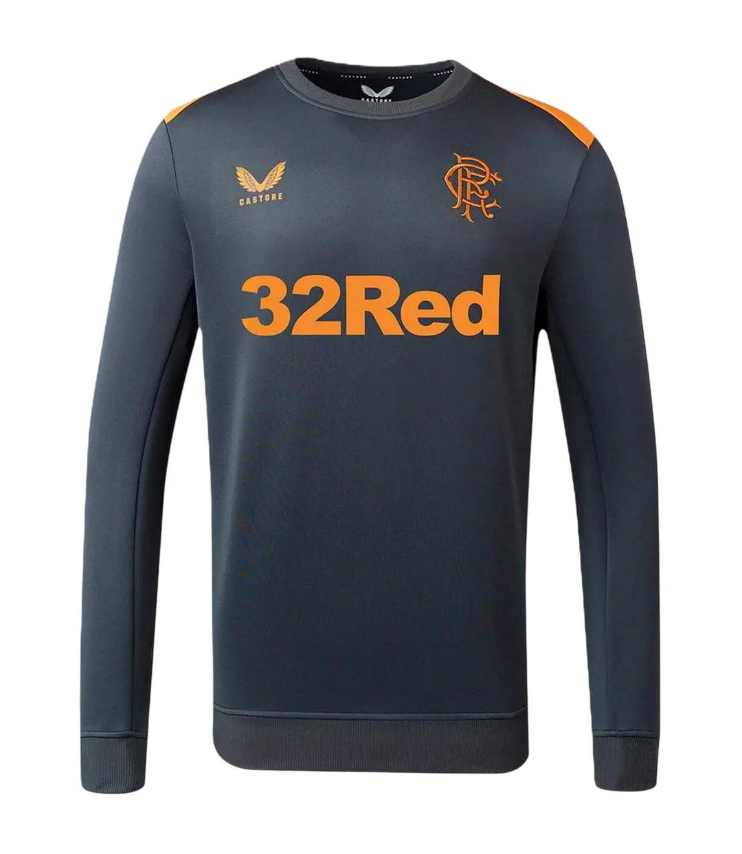 Mens Rangers Fc Long-sleeved Training Sweatshirt True Red Castore-1