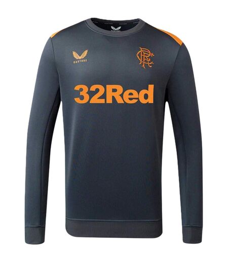Mens Rangers Fc Long-sleeved Training Sweatshirt True Red Castore