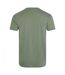 Mens keaton organic cotton pocket t-shirt army green Weird Fish-2