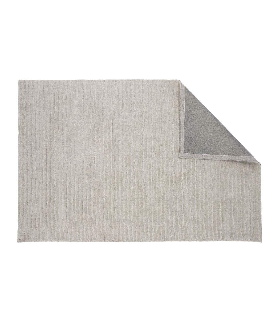 Tapis Déco en Laine Milton 202x300cm Gris Clair-2