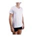 Lot de 2 t-shirts homme en col v avec broderie sur la poitrine Pierre Cardin-2