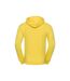 Sweatshirt À Capuche  Pour Homme Jaune Russell-2