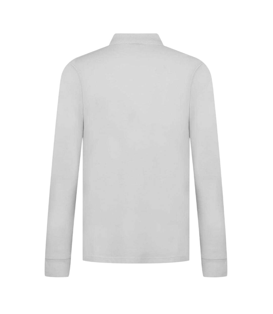 Polo Manches Longues Motif/style Logo Passerby Homme Blanc Boss-3
