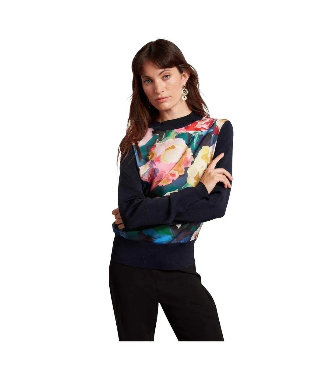 Haut Femme Bleu Marine Ted Baker-4