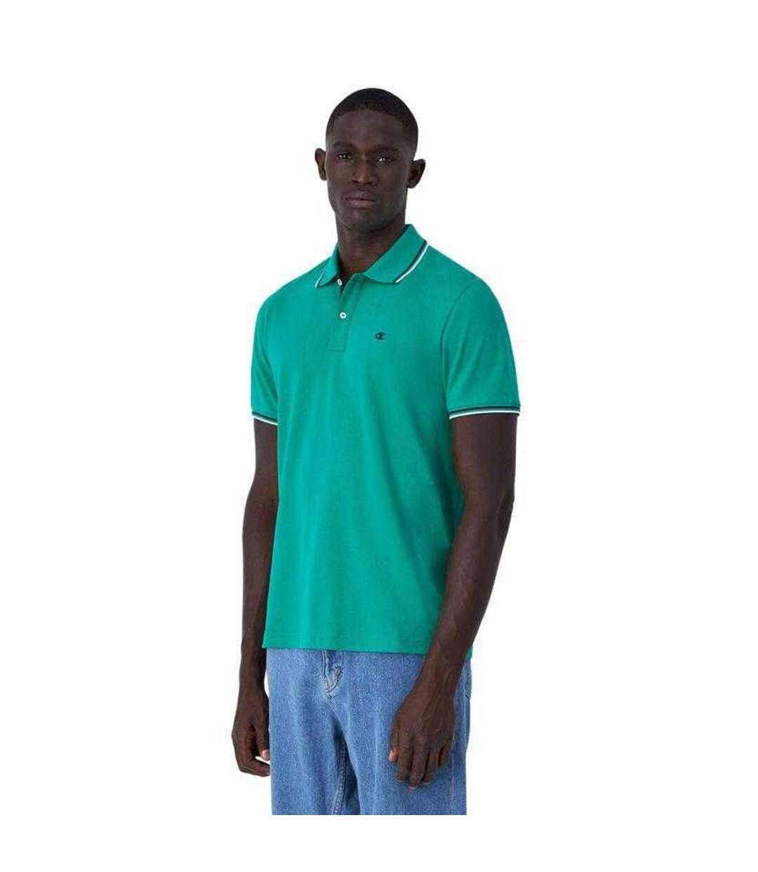 Polo Homme Vert Champion-1