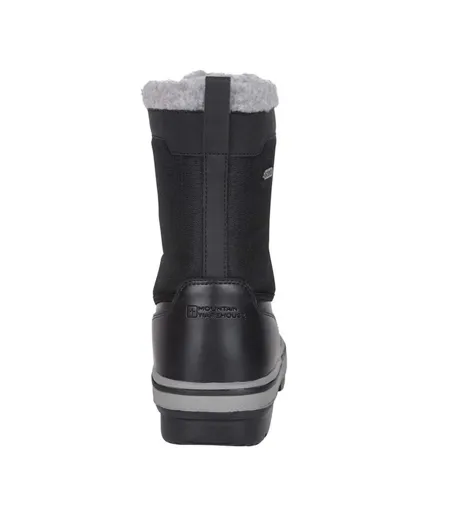 Mens Thermal Waterproof Snow Boots Black Mountain Warehouse