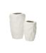 Vase Design en Argile Mirena 43cm Blanc-2