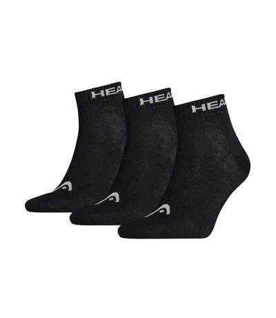 x3 Chaussettes Noires Mixte Head 0200