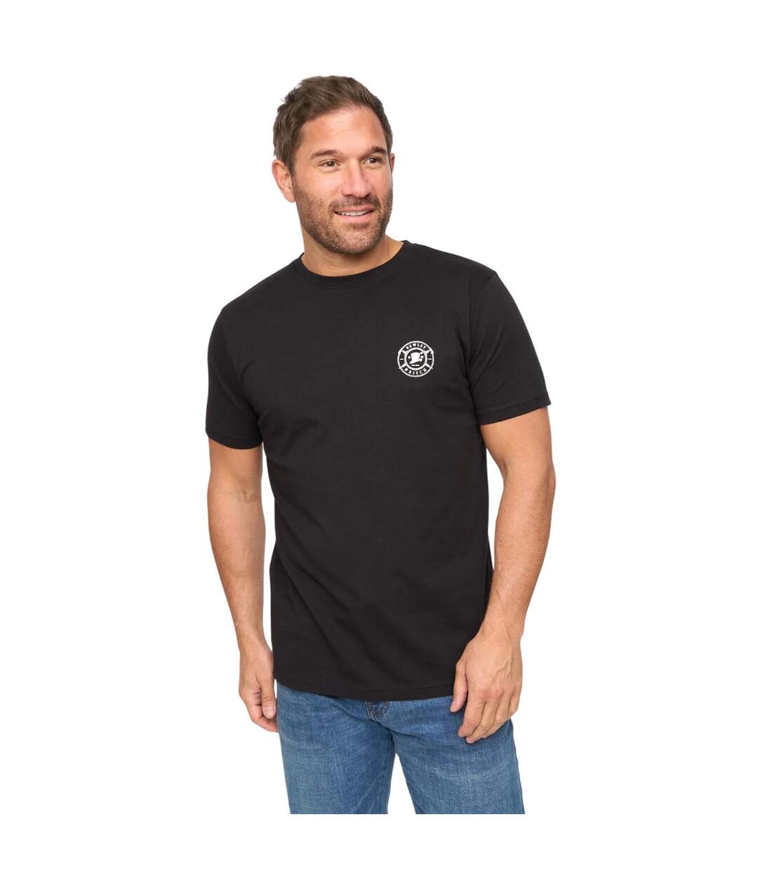 T-shirt Motif/style Logo Brodé Arkley Homme Noir Bewley & Ritch-2