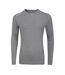 Haut Thermique Manches Longues Motif/style Central Homme Gris Chiné Chiné Sondico-1