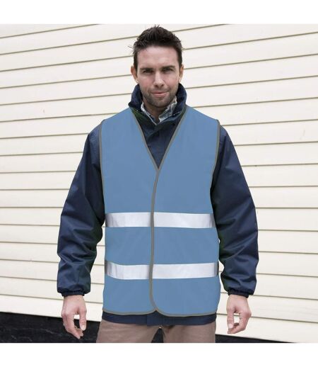 Gilet haute visibilité enhance adulte bleu ciel SAFE-GUARD by Result