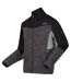 Mens coladane vi marl full zip fleece jacket ash/black marl Regatta