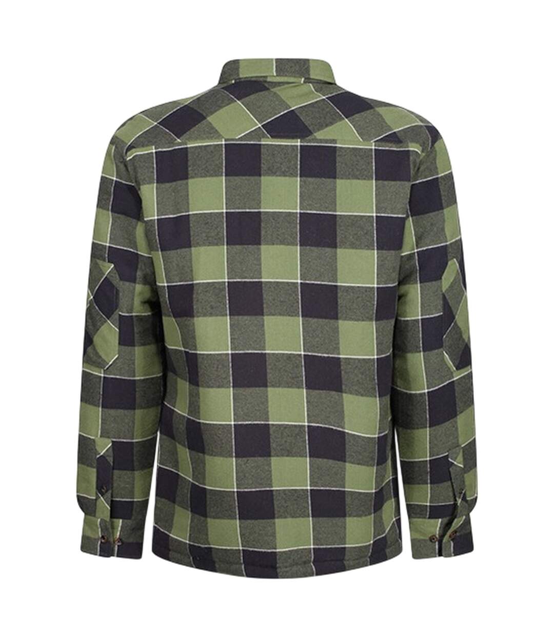 Chemise Manches Longues Motif/style Motif Écossais Shelford Homme Vert À Carreaux Regatta-2