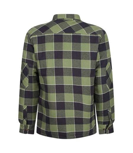 Chemise Manches Longues Motif/style Motif Écossais Shelford Homme Vert À Carreaux Regatta