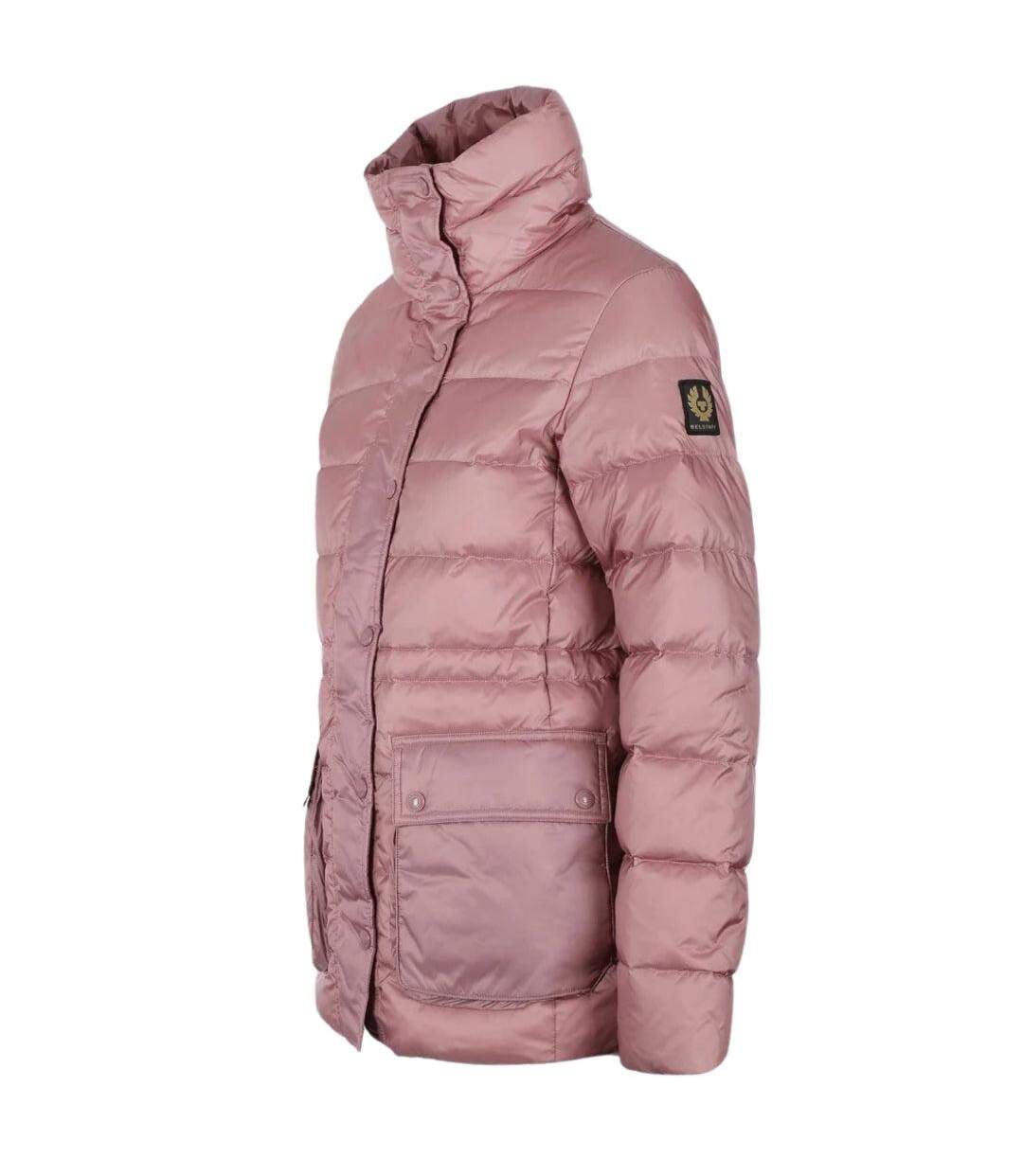 Womens/ladies Sepal Down Jacket Rose Pink Belstaff-3