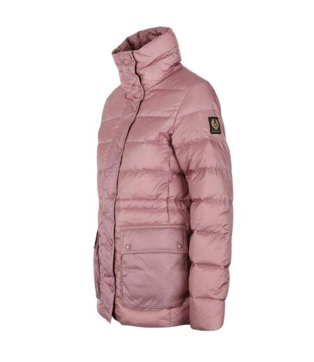 Womens/ladies Sepal Down Jacket Rose Pink Belstaff