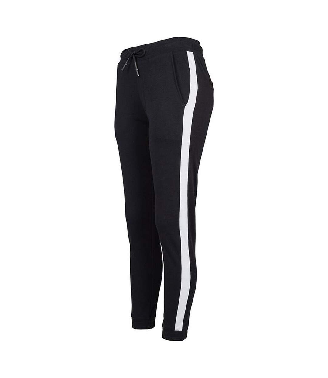 Pantalon de jogging femme noir / blanc Build Your Brand-2