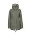 Womens/ladies amanita hooded waterproof rain jacket moss Trespass