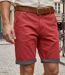 CHALLENGER L2102A Bermuda en coton twill pour un look estival élégant et résistant-1