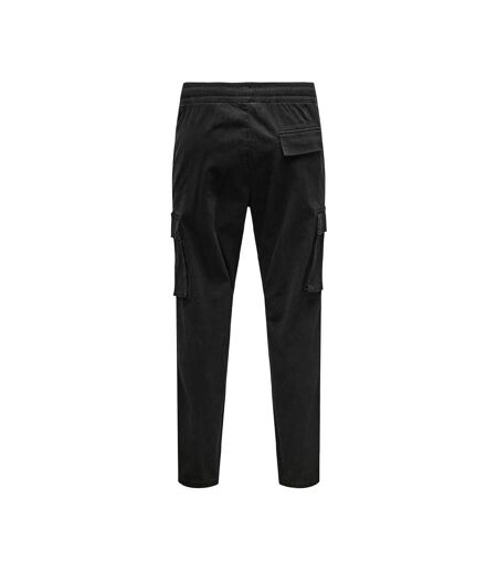 Pantalon cargo noir homme only & sons onscam linus - xs