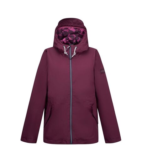 Veste Imperméable À Capuche Bayletta Femme Pourpre Regatta