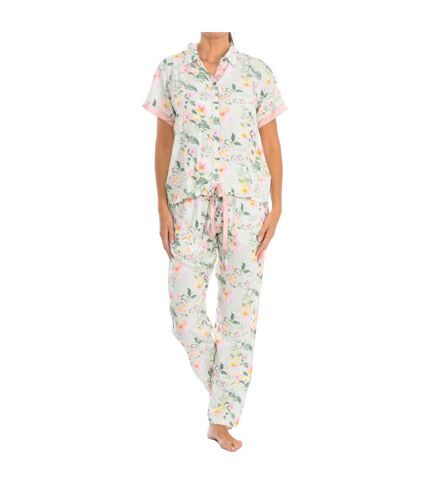 Women's short-sleeved pajamas and long pants JJBEH0702