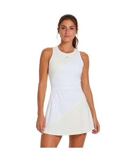 Robe Courte Motif/style Blocs De Couleurs Valasca Femme Blanc Head