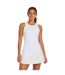 Robe Courte Motif/style Blocs De Couleurs Valasca Femme Blanc Head-4