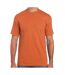 T-shirt manches courtes homme orange chiné Gildan