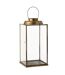 Lanterne Carrée en Métal Antique 48cm Bronze-1