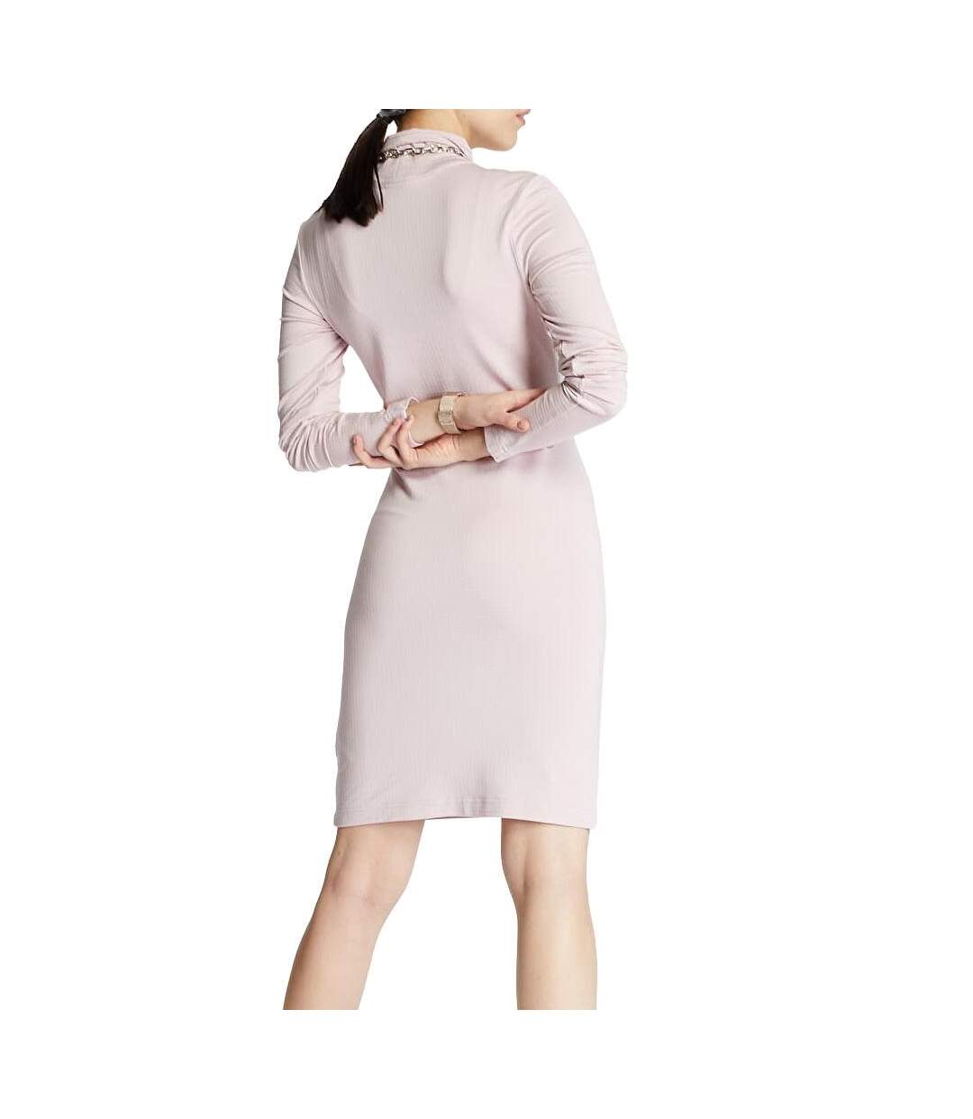 Robe rose clair femme nike swsh-2