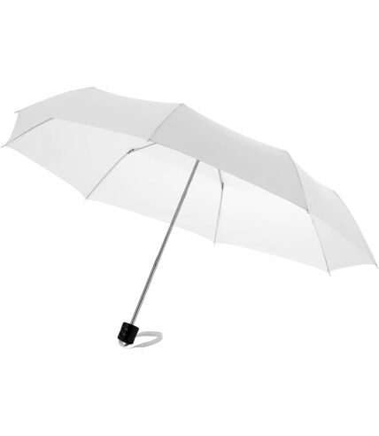 Bullet 21.5in Ida 3-Section Umbrella (Pack of 2) (White) (24 x 97 cm) - UTPF2528