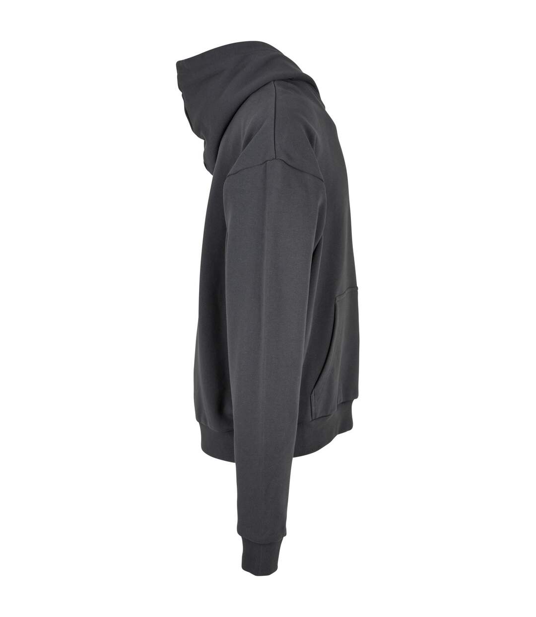 Sweat À Capuche Adulte Gris Foncé Build Your Brand-3