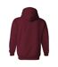 Sweat À Capuche Adulte Pourpre Foncé Gildan-2