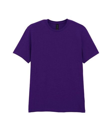 T-shirt Manches Courtes Softstyle Homme Eventail Violet Foncé Gildan